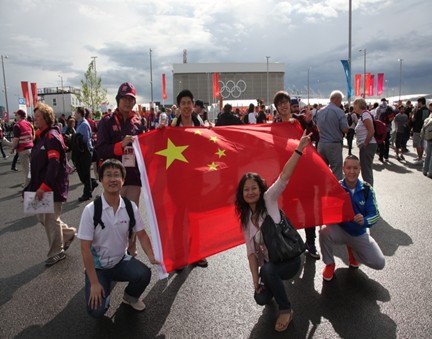 “鳥(niǎo)巢”“水立方”走進(jìn)倫敦助威奧運(yùn)