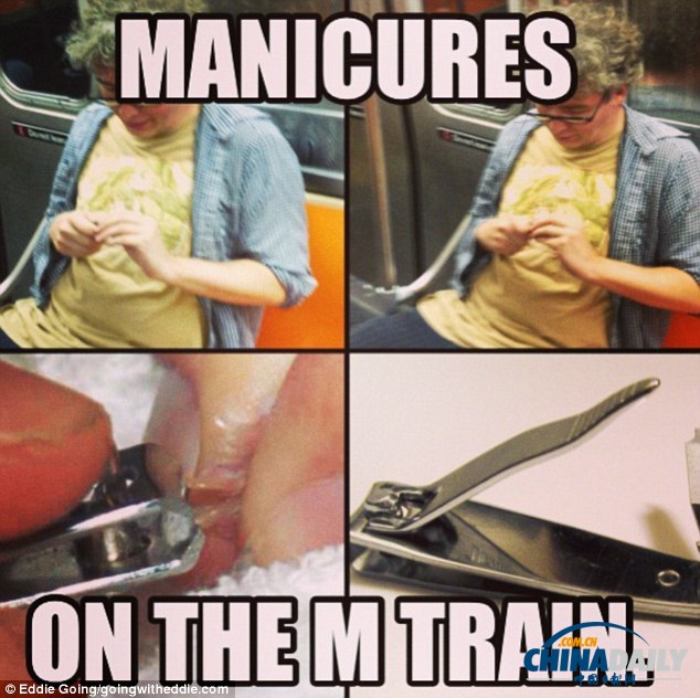 組圖：美網站曝光地鐵乘客各種不雅照