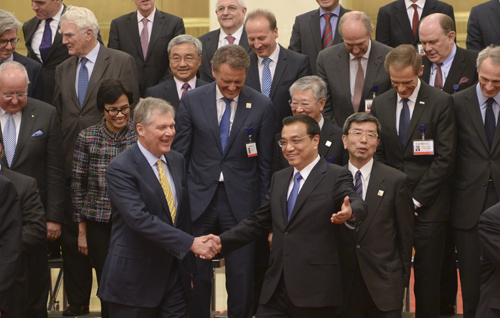 李克強:中外企業共同推進了中國的現代化進程