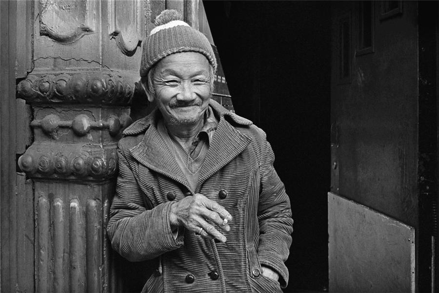 黑白圖片記錄80年代紐約唐人街