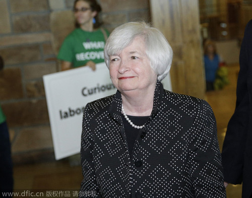 耶倫就美聯儲加息時間“打太極”<BR>