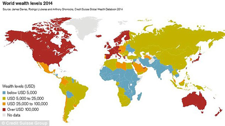 中國118萬人資產過百萬美元？