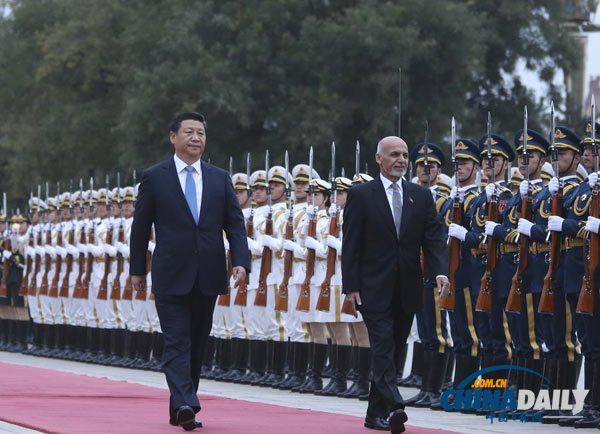 外媒：阿富汗總統首訪選中國 尋求鄰國強大支持