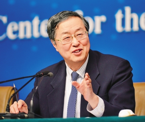 1425543116445653.jpg 周小川談M2:要更看重實體經(jīng)濟的目標