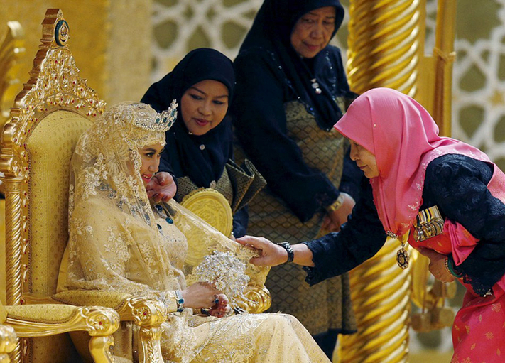 文萊王子大婚啦！現場珠光寶氣閃瞎眼