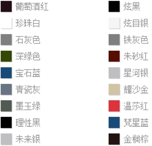 何丹:汽車高大上的顏色名字,你造嗎