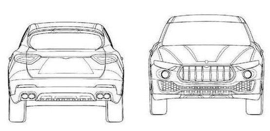 曝瑪莎拉蒂Levante專利圖 明年1月首發