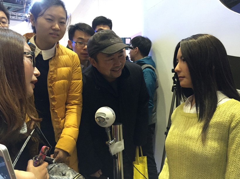 世界機器人大會開幕 石黑浩情感機器人亮相（組圖）