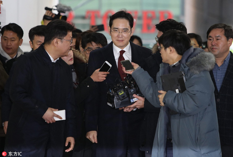 三星“太子”李在镕因涉嫌行賄遭韓檢方傳喚