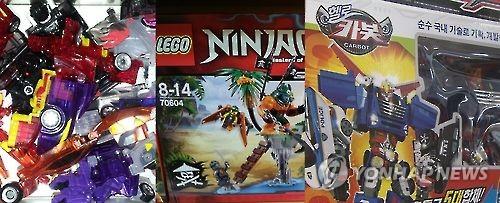 韓媒：韓玩具進(jìn)口刷新高 近九成機器人玩具產(chǎn)自中國