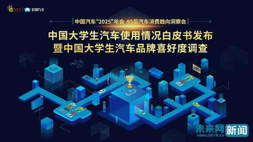 未來(lái)網(wǎng)發(fā)布中國(guó)首份《大學(xué)生汽車品牌喜好度調(diào)查》