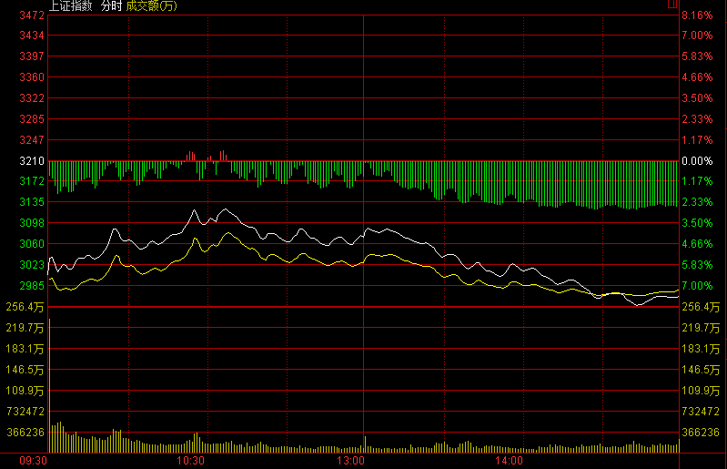 滬指大跌7.63%！盡失3000點(diǎn)關(guān)口 兩桶油雙雙跌停