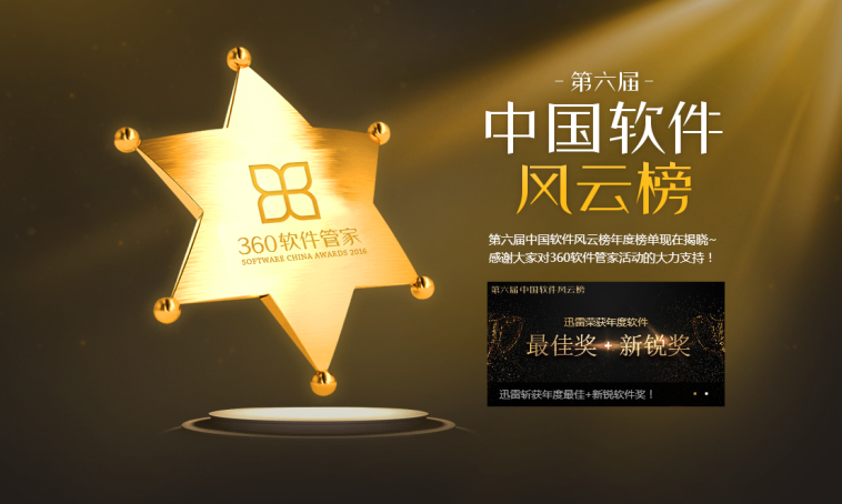 “2016中國軟件風云榜”年度評選收官 六項大獎揭曉