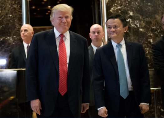 馬云的全球化之旅繼續(xù)，這次握手的是三千美國小企業(yè)主