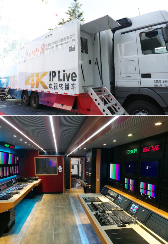 中數集團&索尼公司舉辦轉播車傳承慶祝儀式