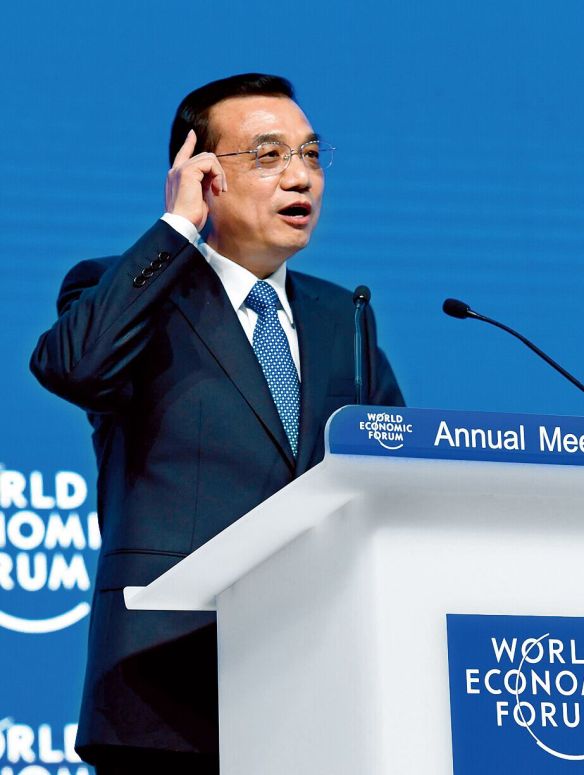 達(dá)沃斯：李克強(qiáng)一道算術(shù)題傳遞中國(guó)信心